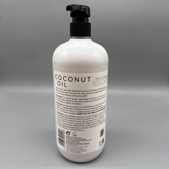 Creightons Deep Cleansing Coconut Oil Body Wash 33.8oz Shower Gel - Picture 2 of 6